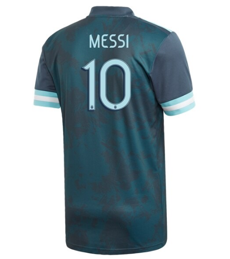 2020 Argentina Away Kit Soccer Jersey Lionel Messi 10